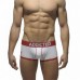 Addicted White boxers with red band