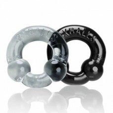 Oxballs Ultraballs Ring 2 Pack - Black and Clear