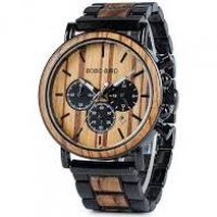 Classic Handmade Zebrawood Men’s Wood Watch