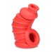 Red Chamber Silicone Chastity Cage