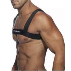 Pump Double Shoulder Black Harness Strap