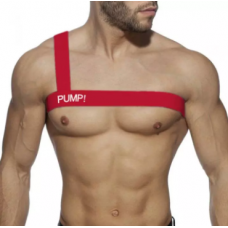 Pump Single Shoulder Red Harness Strap