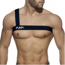 Pump Single Shoulder Black Harness Strap