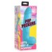 8.25 Inch Dildo with Balls - Blue