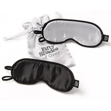 Fifty Shades Soft Blindfold Twin Pack No Peeking