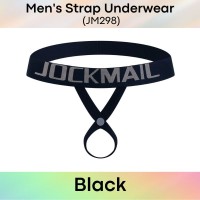 Jockmail Strap Underwear Black