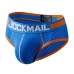 Jockmail Sky-Blue and Orange Briefs