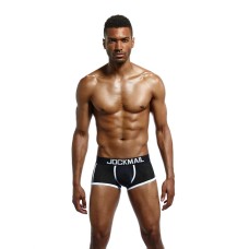 Jockmail Ice Silk Mesh Breathable Boxer Black