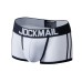 Jockmail Ice Silk Mesh Breathable Boxer White