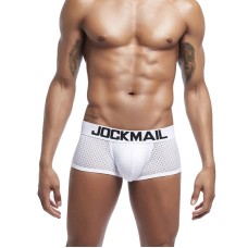 Jockmail Mesh Full Boxer - White