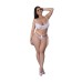 Demi Bra & High Cut Tanga - White