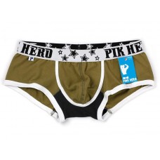 Pink Hero Army Green Low Waist with back-print