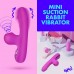 Mini Suction Silicone Rabbit Vibrator