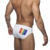 White Briefs with Guy Pride Back Pocket