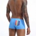 Blue Boxers with Tribal Print and Rainbow flag