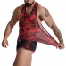 Toolbox Red And Black Tank Camo Tank Top