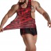 Toolbox Red And Black Tank Camo Tank Top