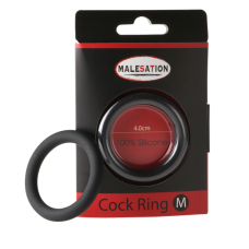 Malesation Silicone C/Ring blk 4cm