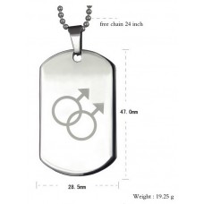 Gay Stainless Steel Dog Tags